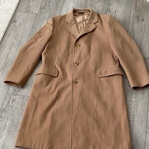 Vintage Atwood Men's Tan Coat 100% wool